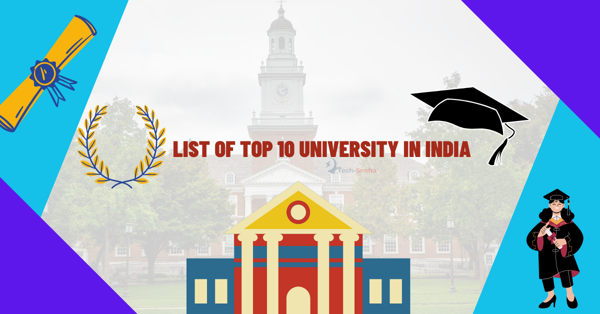 list of top 10 university in India